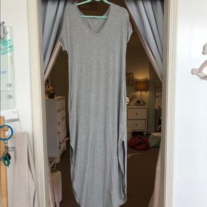 Grey maxi dress